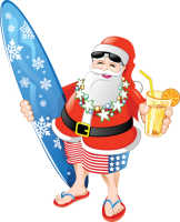 a christmas in july santa